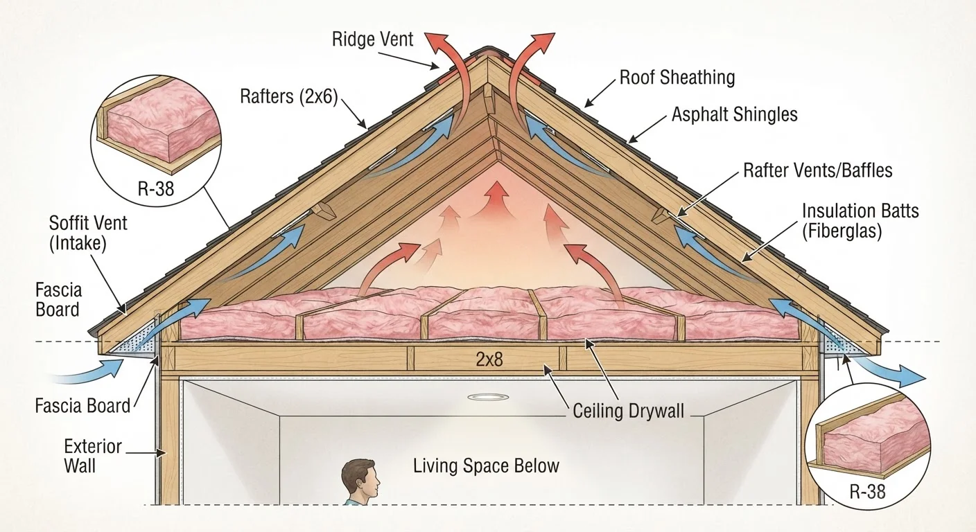 Attic Ventilation and Insulation: The Hidden Duo Behind Energy Efficiency and Roof Health