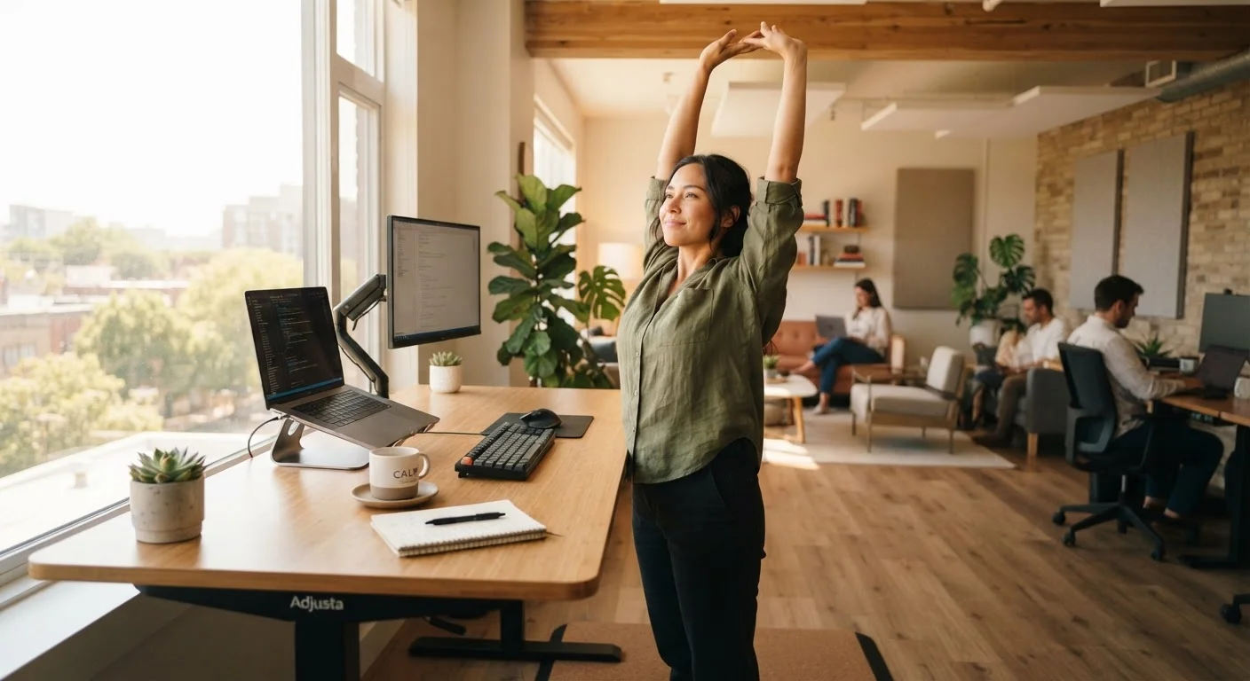 Building a Movement Habit When You Sit at a Desk All Day