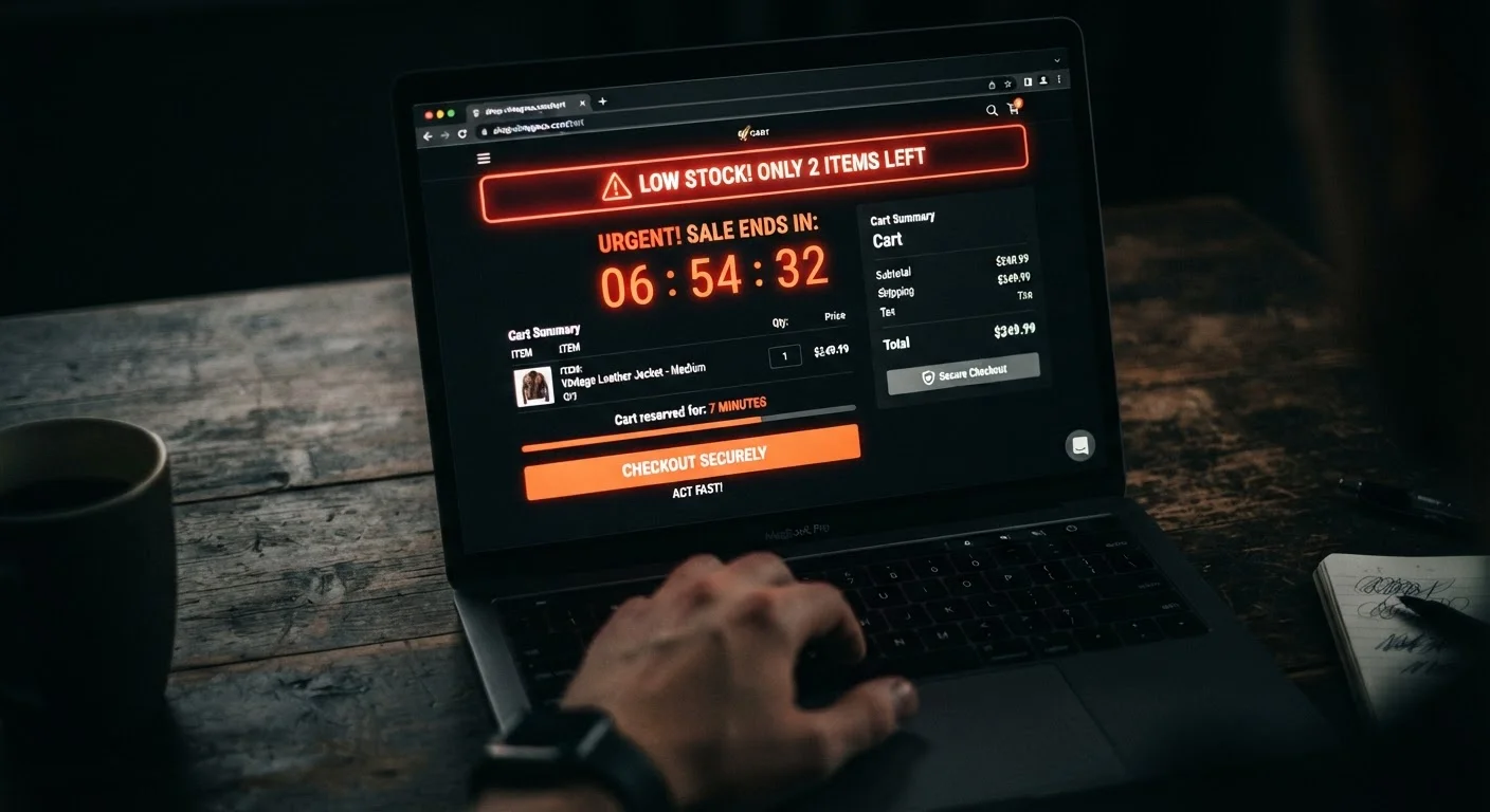 Countdown Timers, Low-Stock Alerts, and Other Urgency Tactics Explained