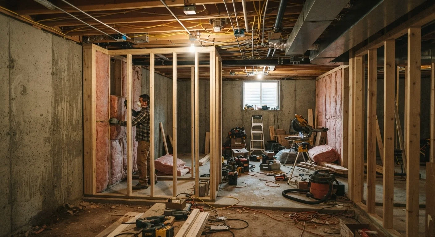 Finishing a Basement: What the Project Actually Involves