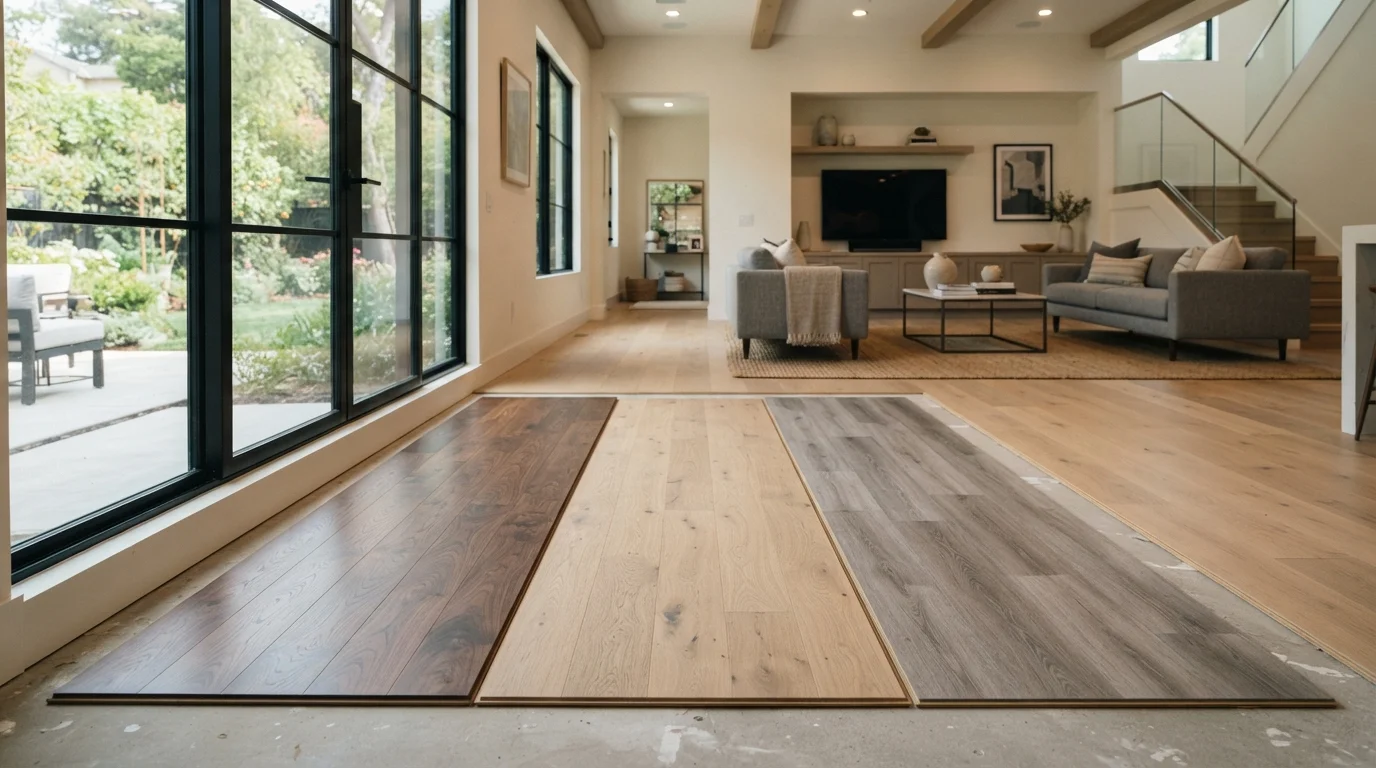 Hardwood, Engineered Wood, and Laminate Flooring Compared