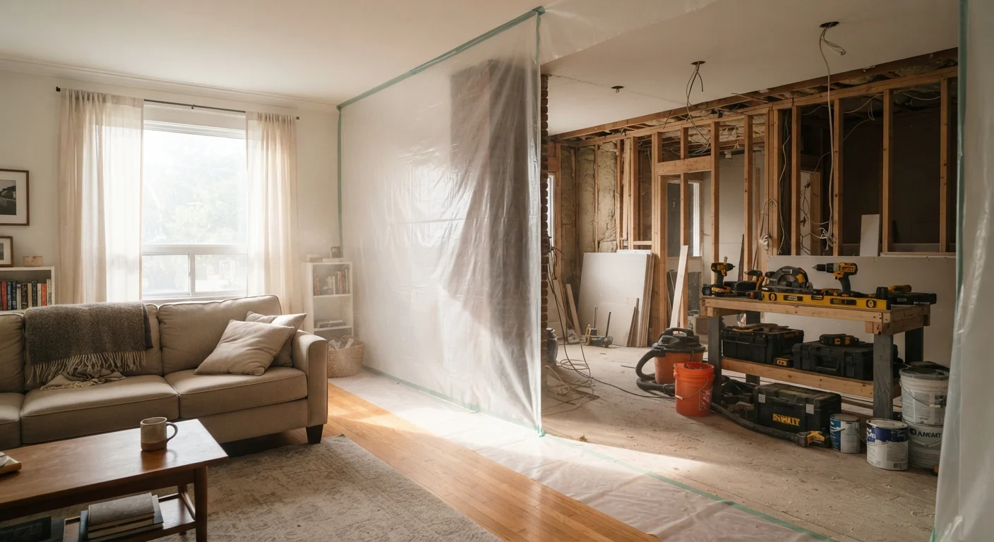 Managing a Home Renovation While Living in the House