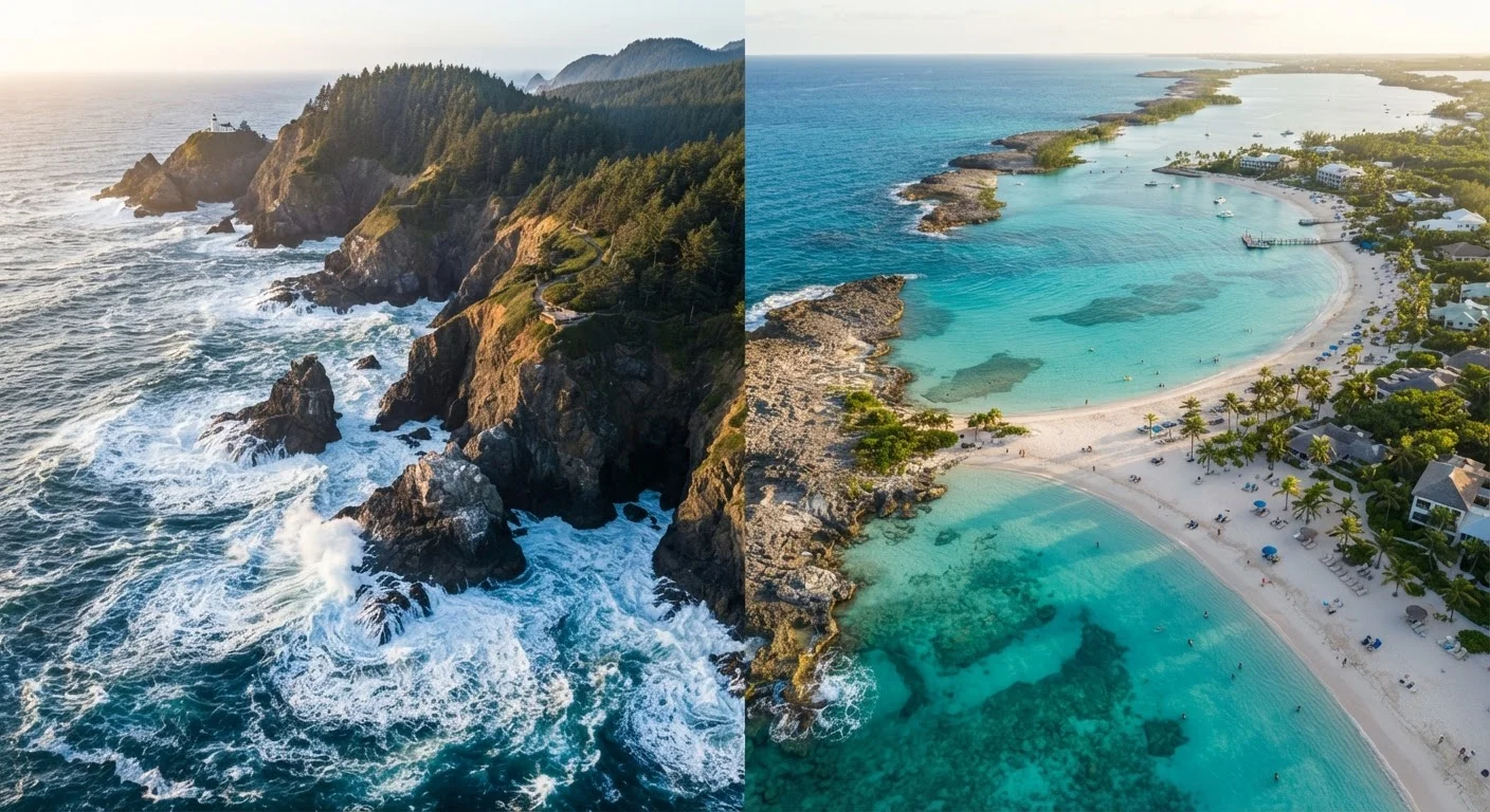 Mexico's Pacific Coast vs. Caribbean Coast: Two Very Different Beach Experiences