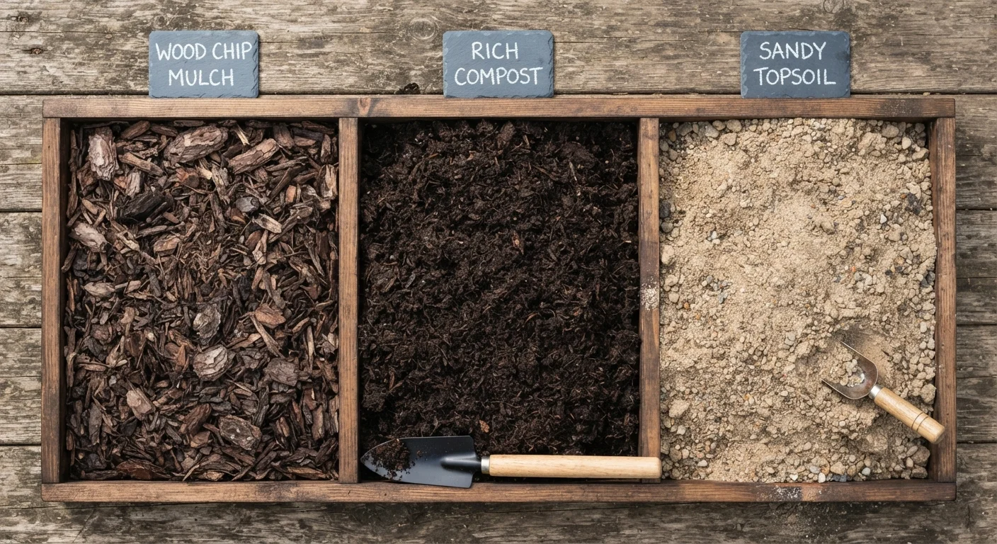 Mulch, Compost, and Topsoil: What Each One Actually Does for Your Yard