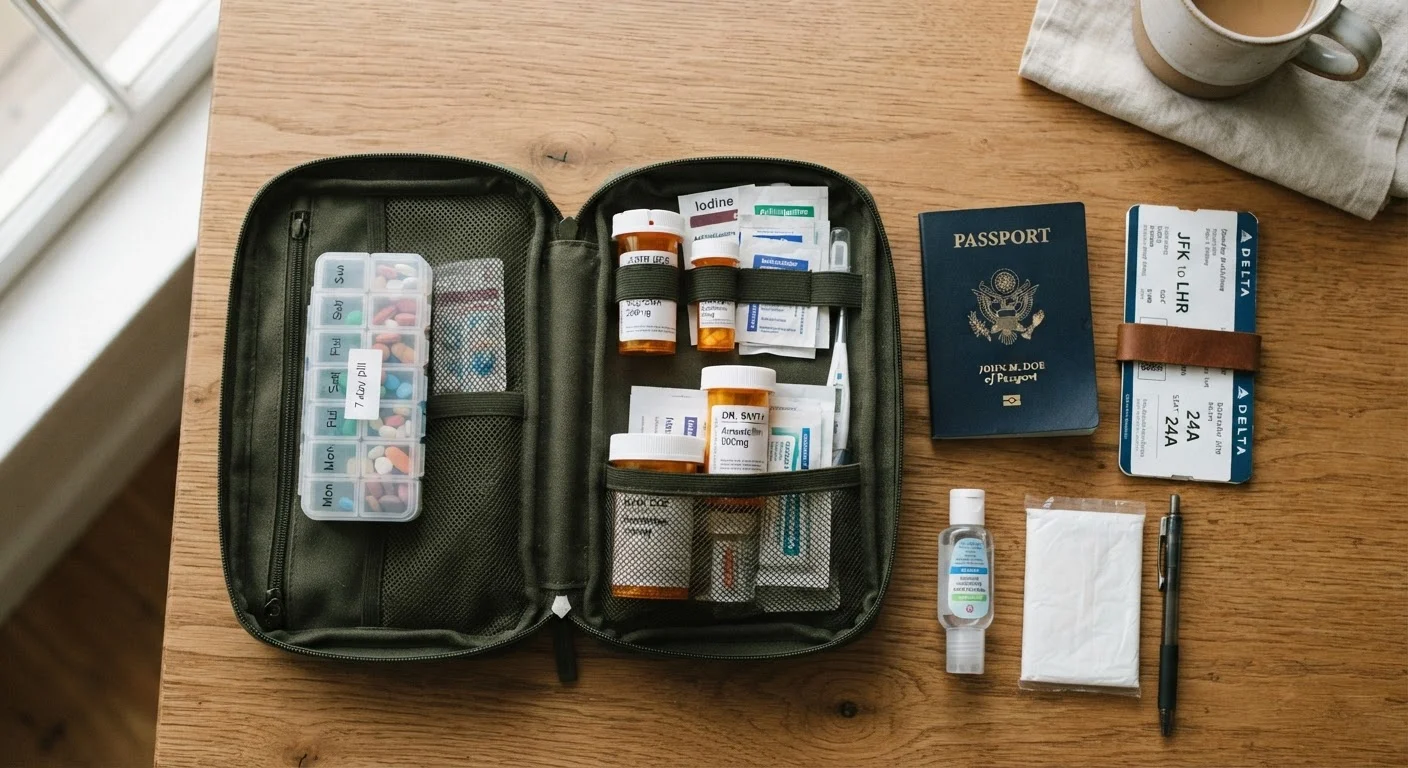 Traveling with Medications: Documentation, Storage, and Border Crossings