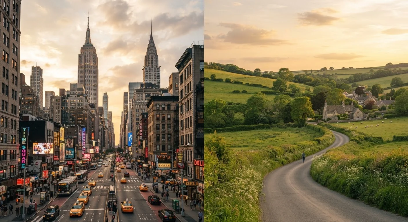 Urban Destinations vs. Rural Retreats: Matching Travel Style to the Right Setting