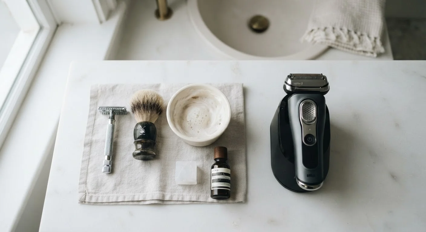 Wet Shave vs. Electric Shave: What Changes Beyond the Razor