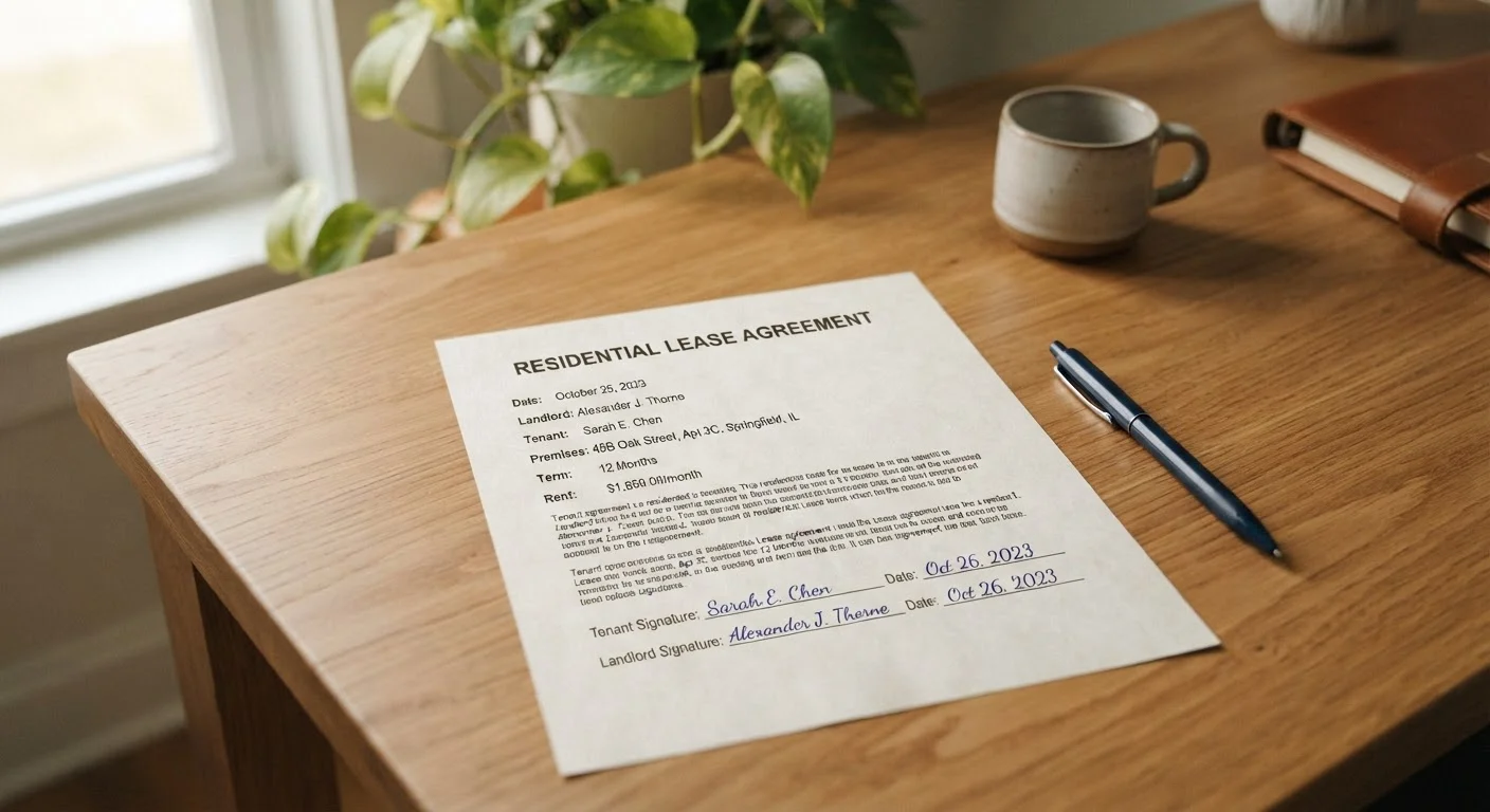 What a Lease Agreement Actually Says — and What to Watch For